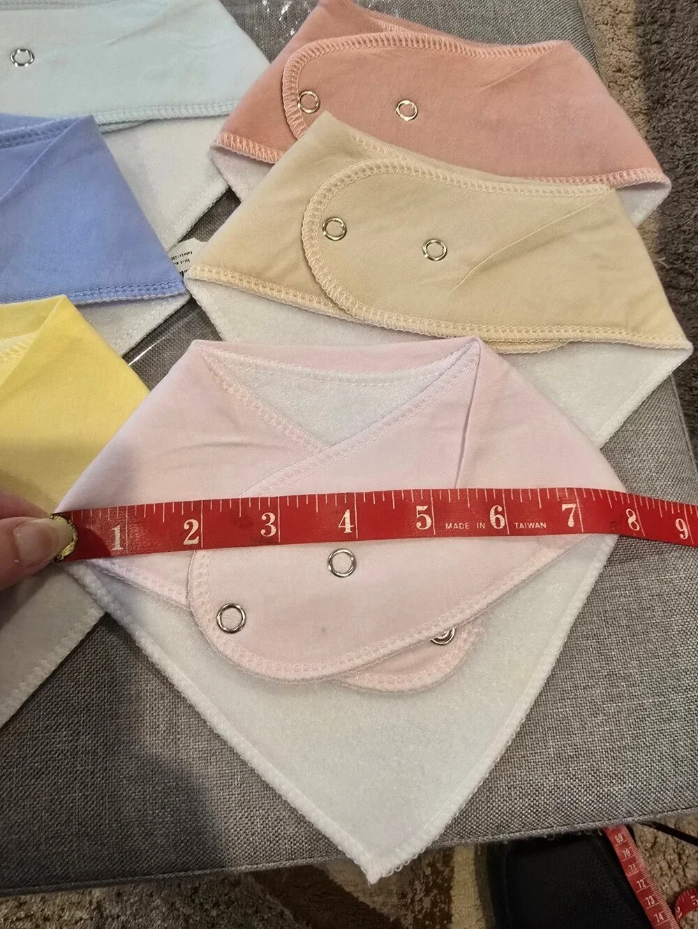 Multi-Pack Pastel Baby Bibs
